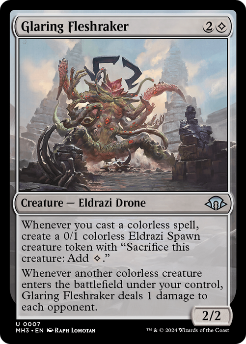 Glaring Fleshraker (MH3-007) - Modern Horizons 3 - for just $0.16! 