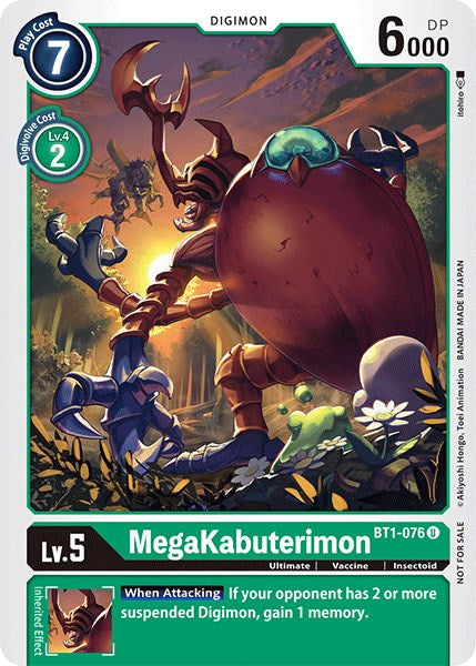 MegaKabuterimon [BT1-076] (Official Tournament Pack Vol.3) [Release Special Booster Promos] - Just $0.09! Shop now at Retro Gaming of Denver