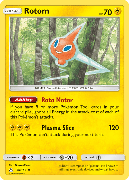 Rotom (50/156) [Sun & Moon: Ultra Prism] - for just $0.10! 