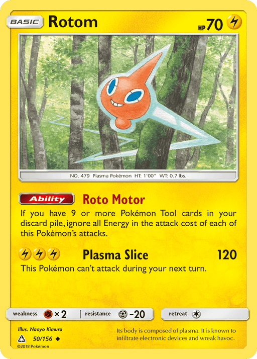 Rotom (50/156) [Sun & Moon: Ultra Prism] - for just $0.10! 