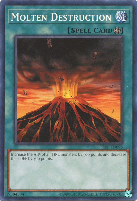 Molten Destruction (25th Anniversary) [SRL-EN098] Common - for just $0.10! 