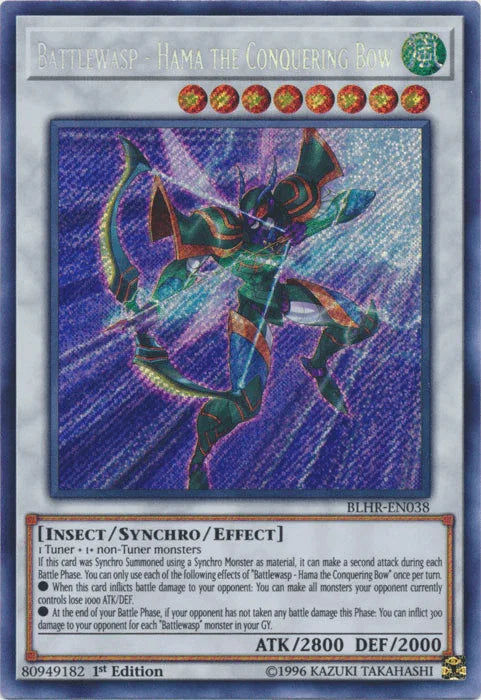 Battlewasp - Hama the Conquering Bow [BLHR-EN038] Secret Rare - for just $0.25! 
