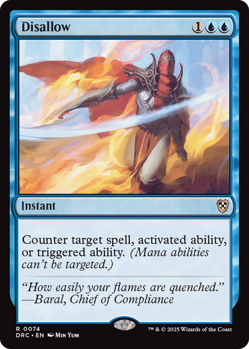 Disallow (DRC-074) - Commander: Aetherdrift - for just $0.18! 