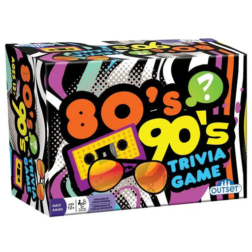 80s 90s Trivia Card Game Outset - for just $14.99! 