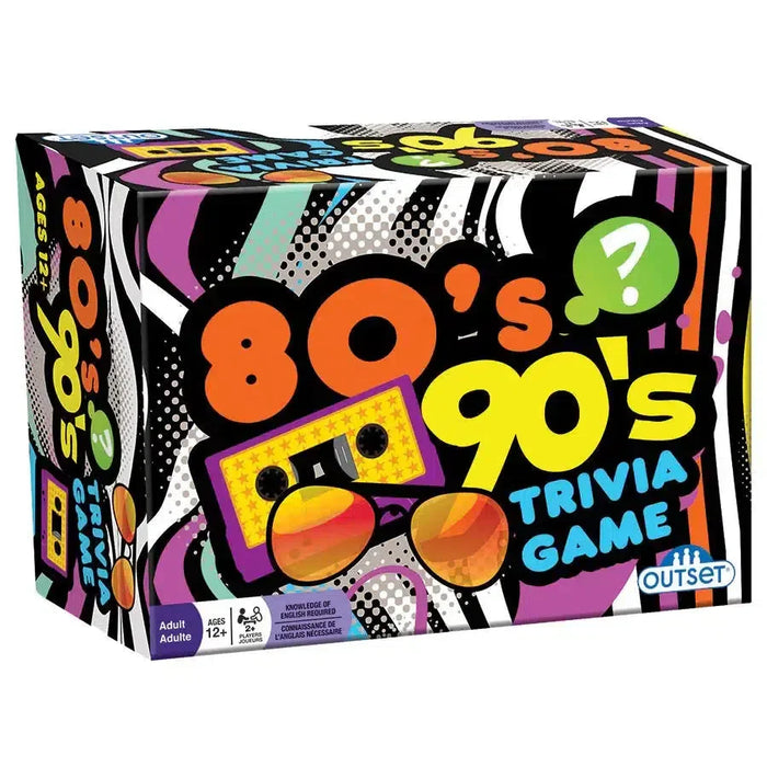 80s 90s Trivia Card Game Outset - for just $14.99! 