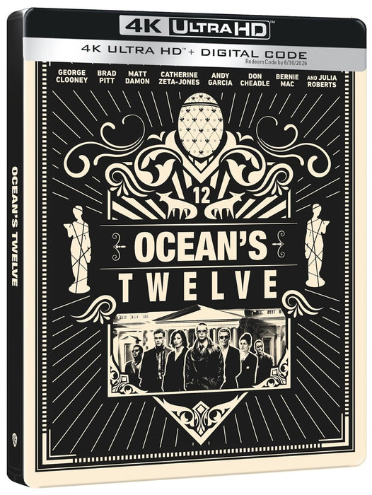 Ocean's Twelve - Steelbook (4K Ultra HD + Digital) - for just $39.99! 