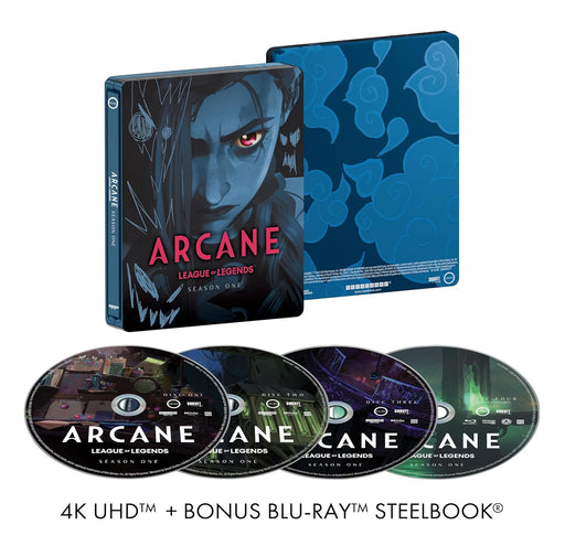 Arcane: League of Legends - Season One Limited Edition Steelbook [4K UHD] - for just $30.99! 