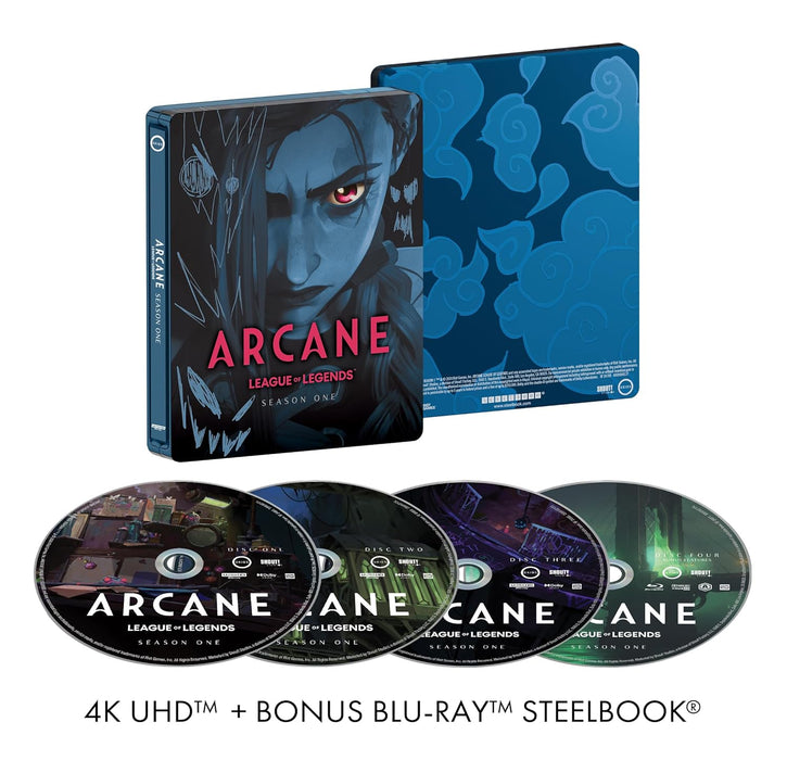 Arcane: League of Legends - Season One Limited Edition Steelbook [4K UHD] - for just $41.99! 