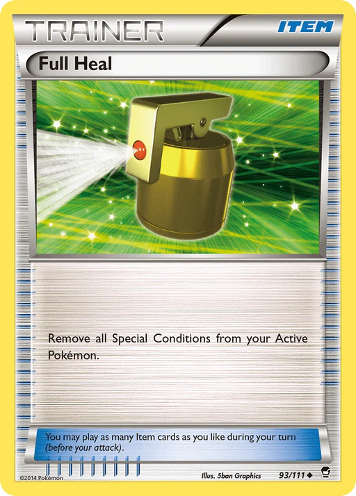 Full Heal (93/111) [XY: Furious Fists] - for just $0.10! 