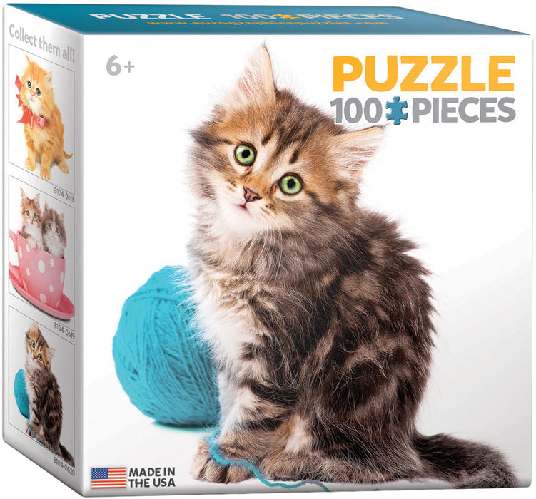 Puzzle: Mini Puzzle Collection - Cat with Wool - for just $4.99! 
