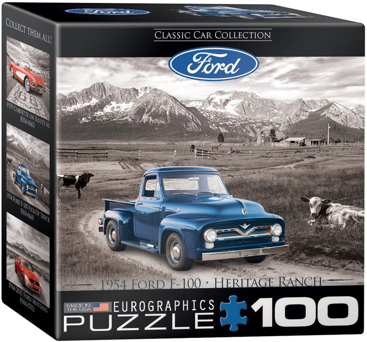 Puzzle: Mini Puzzle Collection - 1954 Ford F-100 Heritage Ranch - for just $4.99! 