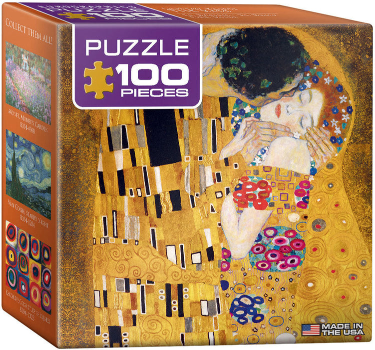 Puzzle: Mini Puzzle Collection - The Kiss by Gustav Klimt - for just $4.99! 
