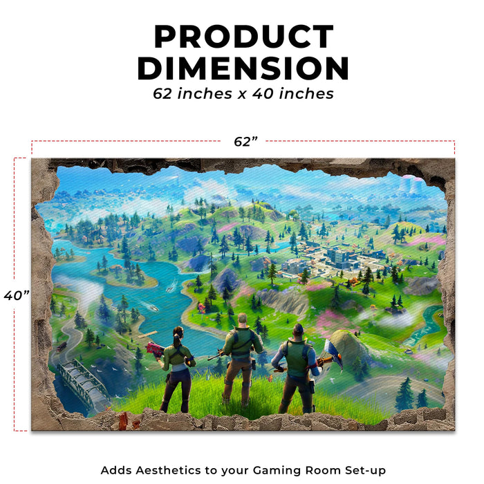 Fortnite Decor Rug- 62x40 inches - for just $44.99! 