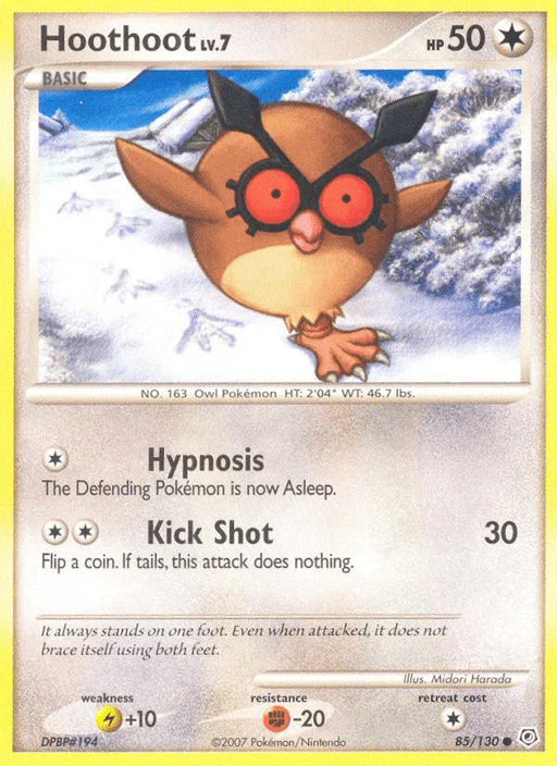 Hoothoot (85/130) [Diamond & Pearl: Base Set] - for just $0.10! 