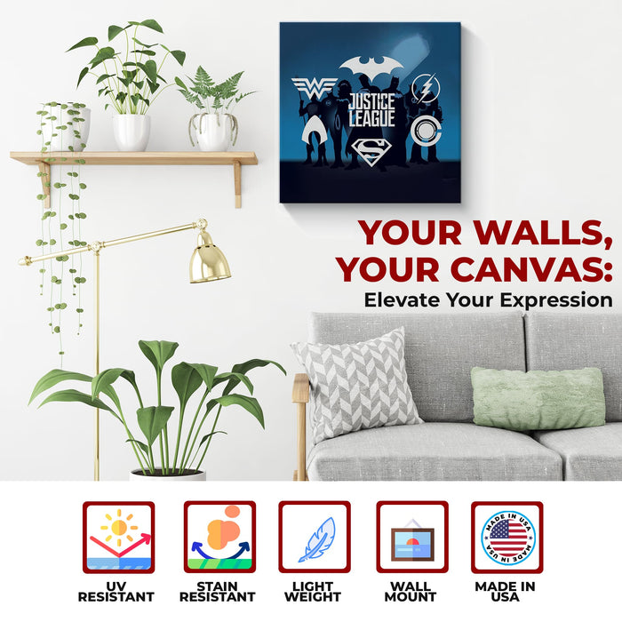 Justice League Wall Canvas - for just $30.99! 