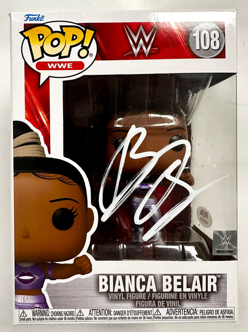 Bianca Belair Signed WWE Women Wrestling EST Funko Pop! #108 With PSA COA - for just $100! 