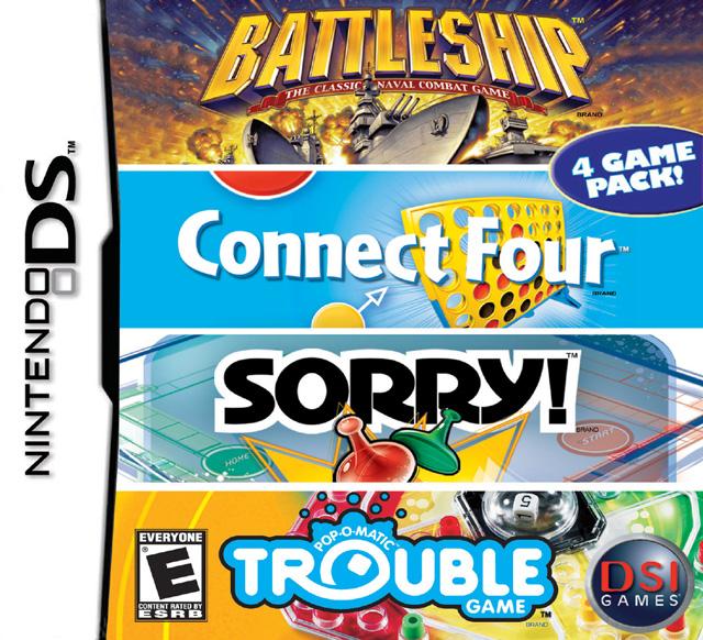 Battleship/Connect Four/Sorry/Trouble (Nintendo DS) - for just $0! 