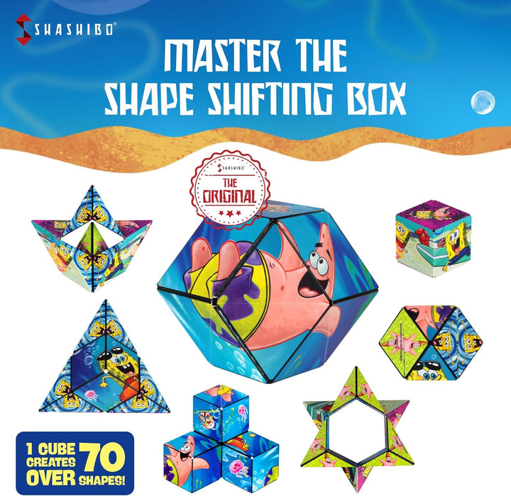 SHASHIBO Magnetic Puzzle Cube: Spongebob Squarepants - Beach Buddies - for just $24.99! 