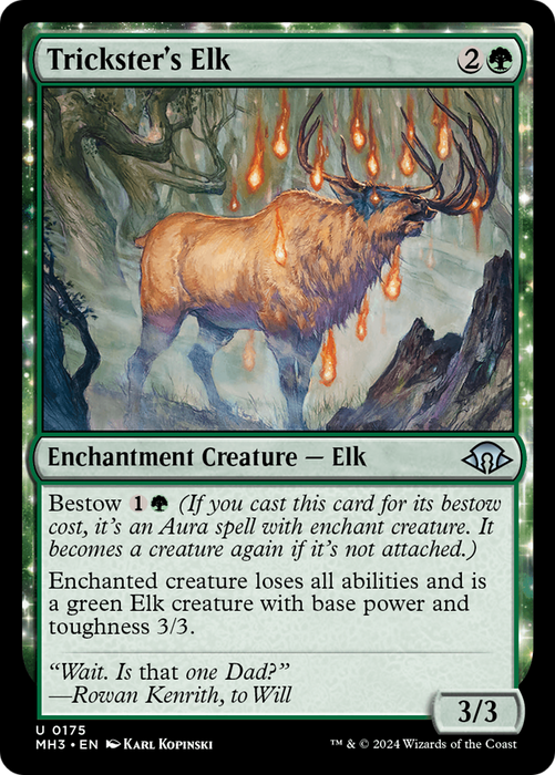 Trickster's Elk (MH3-175) - Modern Horizons 3: (enchantment) - for just $0.09! 