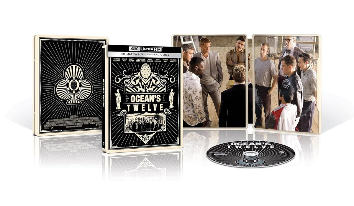 Ocean's Twelve - Steelbook (4K Ultra HD + Digital) - for just $39.99! 