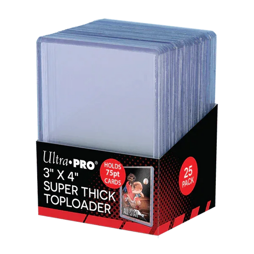 3" x 4" Clear Thick 75PT Toploaders (25ct) - for just $5! 