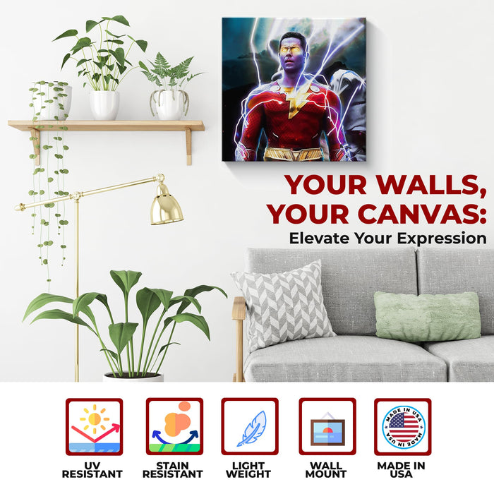 Shazam Wall Canvas Set of 1 - for just $30.99! 