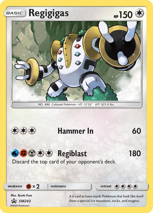 Regigigas (SM243) [Sun & Moon: Black Star Promos] - for just $0.35! 