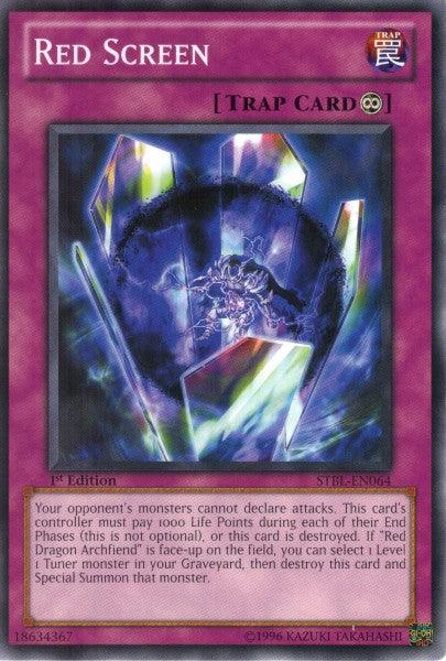Red Screen [STBL-EN064] Common - for just $0.45! 