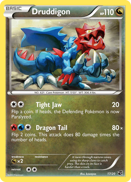 Druddigon (17/20) [Black & White: Dragon Vault] - for just $1.05! 