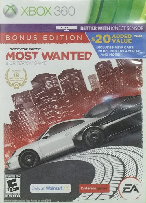 Need For Speed: Most Wanted (Walmart Bonus Edition) (Xbox 360) - for just $0! 