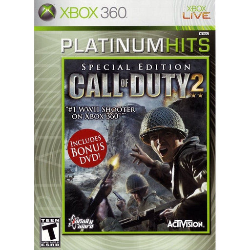 Call of Duty 2: Special Edition With Bonus DVD (Platinum Hits) (Xbox 360) - Just $0! Shop now at Retro Gaming of Denver