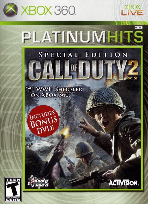 Call of Duty 2: Special Edition With Bonus DVD (Platinum Hits) (Xbox 360) - for just $0! 