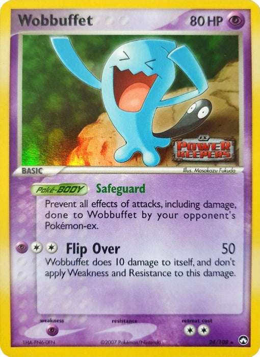 Wobbuffet (24/108) (Stamped) [EX: Power Keepers] - for just $8.05! 