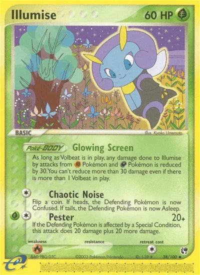 Illumise (38/100) [EX: Sandstorm] - for just $1.20! 