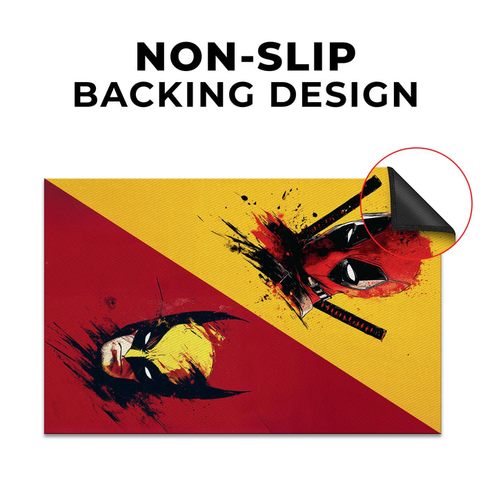 Deadpool & Wolverine Decor Rug- 62x40 inches - for just $44.99! 