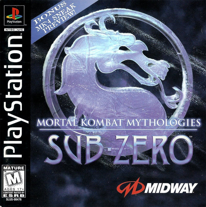 Mortal Kombat Mythologies: Sub-Zero – PlayStation 1 (PS1) - for just $0! 