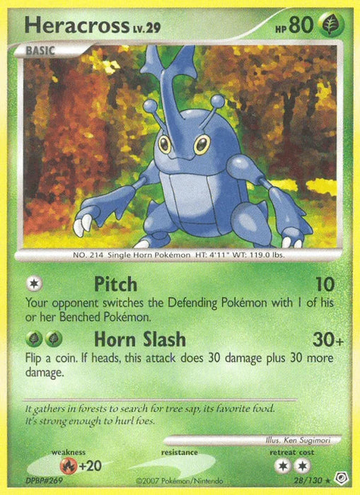 Heracross (28/130) [Diamond & Pearl: Base Set] - for just $0.40! 