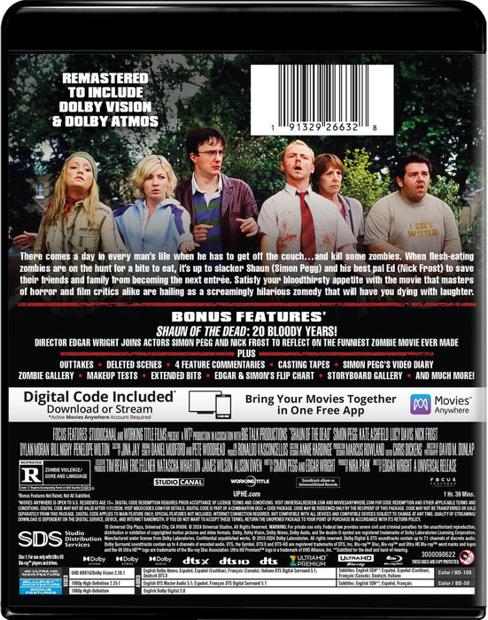 Shaun of the Dead [4K Ultra HD + Blu-ray + Digital] - for just $26.99! 