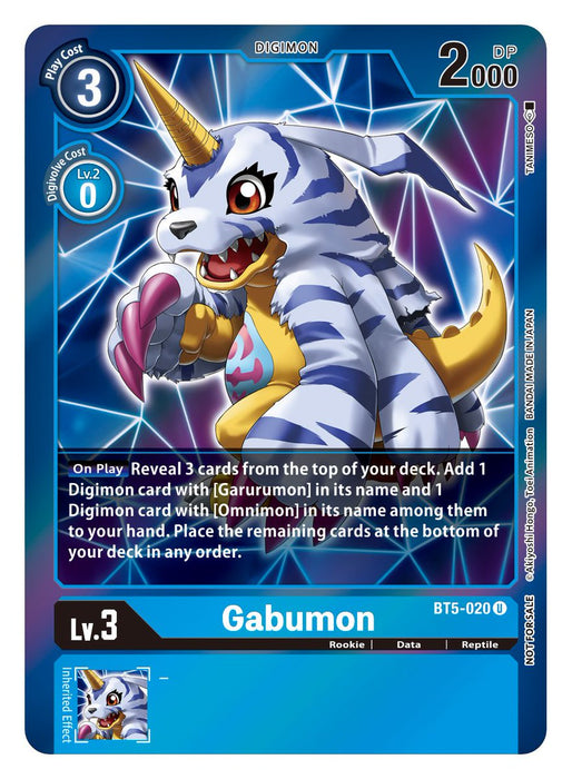 Gabumon [BT5-020] (Event Pack 2) [Battle of Omni] - Just $1.30! Shop now at Retro Gaming of Denver