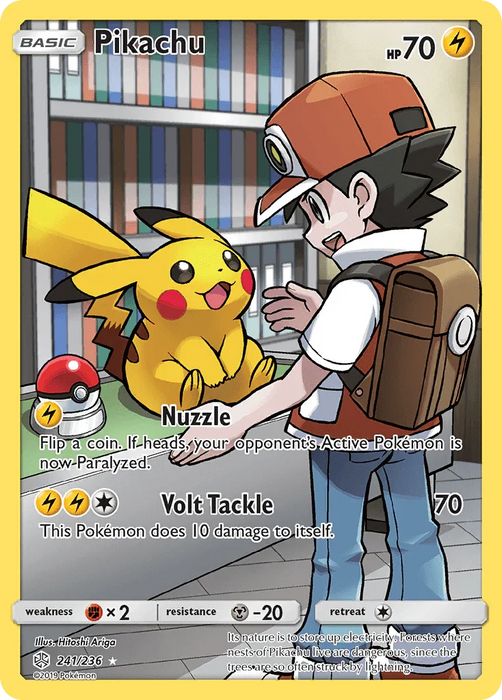 Pikachu (241/236) [Sun & Moon: Cosmic Eclipse] - for just $92.25! 