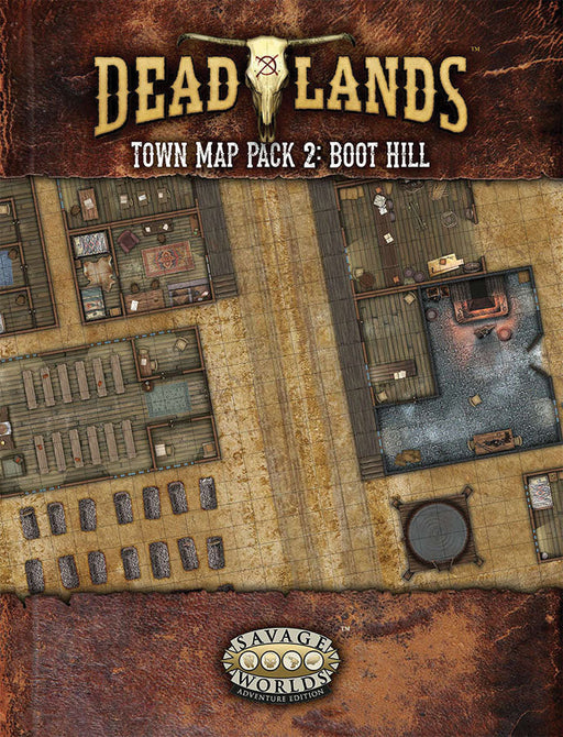 Savage Worlds RPG: Deadlands - Map Pack 2 Boot Hill - for just $14.99! 