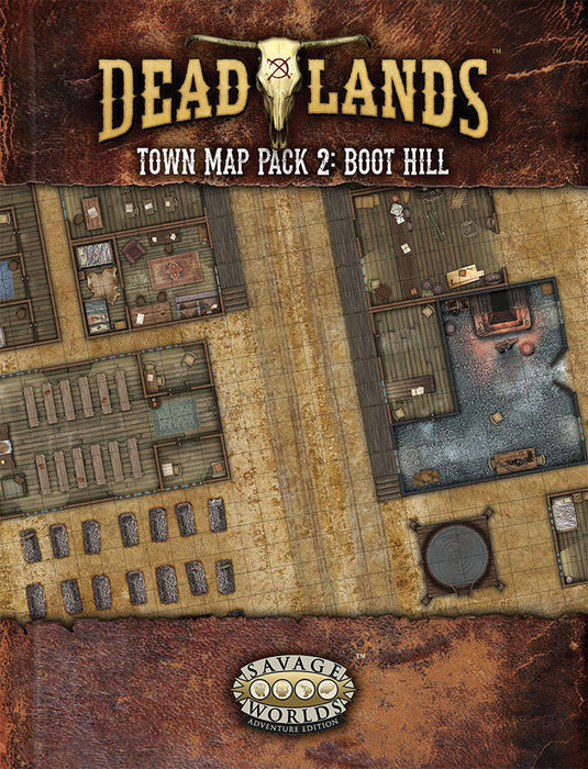 Savage Worlds RPG: Deadlands - Map Pack 2 Boot Hill - for just $14.99! 