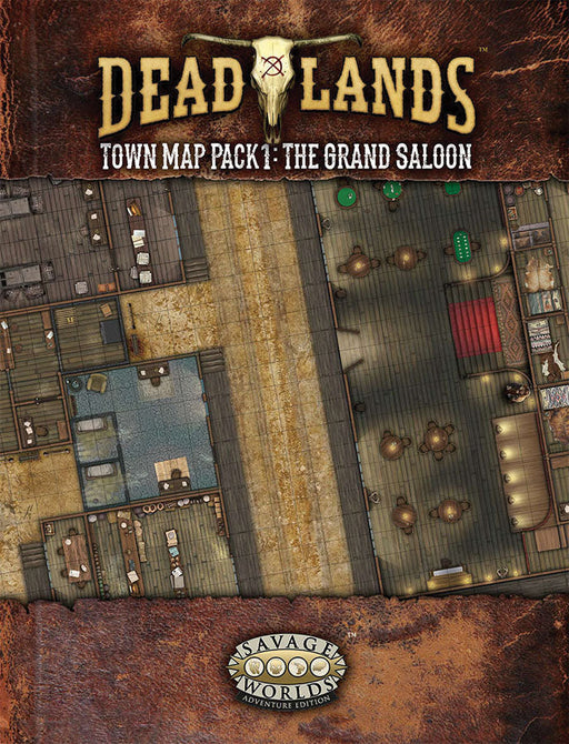 Savage Worlds RPG: Deadlands - Map Pack 1 Grand Saloon - for just $14.99! 