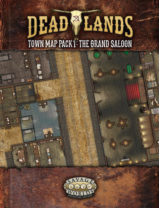 Savage Worlds RPG: Deadlands - Map Pack 1 Grand Saloon - for just $14.99! 
