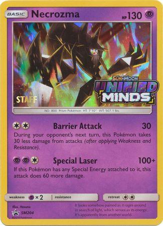 Necrozma (SM204) (Staff Prerelease Promo) [Sun & Moon: Black Star Promos] - for just $17.85! 