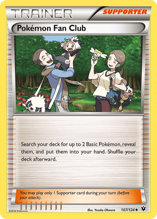 Pokemon Fan Club (107/124) [XY: Fates Collide] - for just $0.10! 