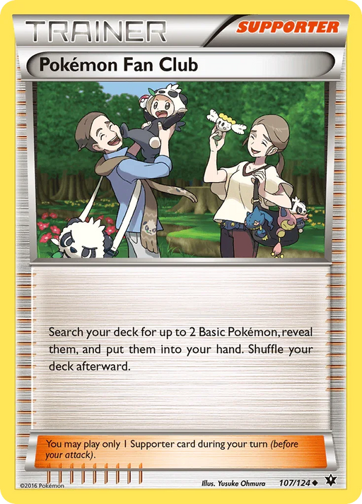 Pokemon Fan Club (107/124) [XY: Fates Collide] - for just $0.10! 