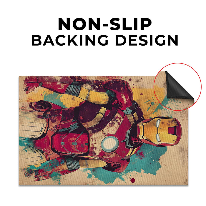 Iron-Man Inspired Decor Rug- 62x40 inches - for just $44.99! 