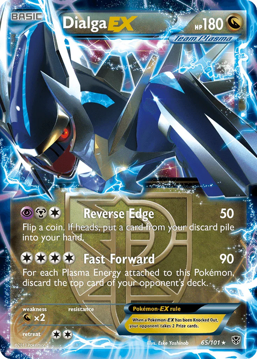 Dialga EX (65/101) [Black & White: Plasma Blast] - for just $11.90! 