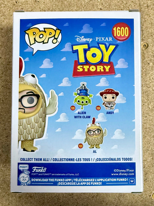 Funko Pop! Disney Pixar AL In Chicken Suit #1600 Toy Story 30th Toy Barn - for just $15! 
